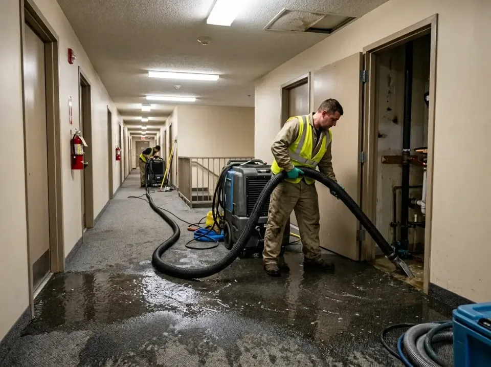 multi-unit-apartment-hallway-f-005 — frequently asked questions, Emergency Burst Pipe Water Extraction & Removal in Bealeton…